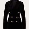 Black Women’s Ralph Lauren Camden Velvet Jackets