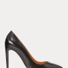 Black Women’s Ralph Lauren Celia Calfskin Heels Black Women’s Ralph Lauren Celia Calfskin Heels