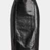 Black Women’s Ralph Lauren Cynthia Embossed Goatskin Skirts