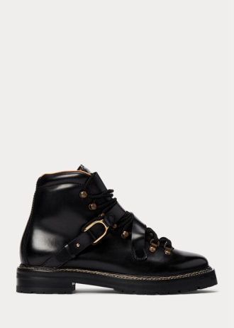 Black Women’s Ralph Lauren Dimicia Welington Burnishedie Boots