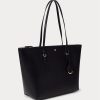 Black Women’s Ralph Lauren Faux-Leather Keaton Tote Bags