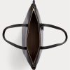 Black Women’s Ralph Lauren Faux-Leather Small Tote Bags