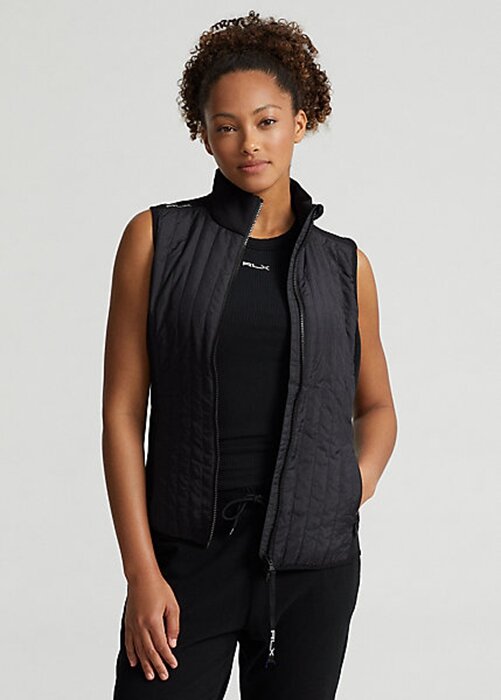 Black Women’s Ralph Lauren Hybrid Performance Full-Zip Vest Black Women’s Ralph Lauren Hybrid Performance Full-Zip Vest