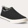 Black Women’s Ralph Lauren Jordyn Slip-On Sneakers