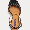 Black Women’s Ralph Lauren Kandice Embellished Goat-Suede Heels Black Women’s Ralph Lauren Kandice Embellished Goat-Suede Heels