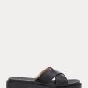 Black Women’s Ralph Lauren Kelsie Patent Leather Slippers