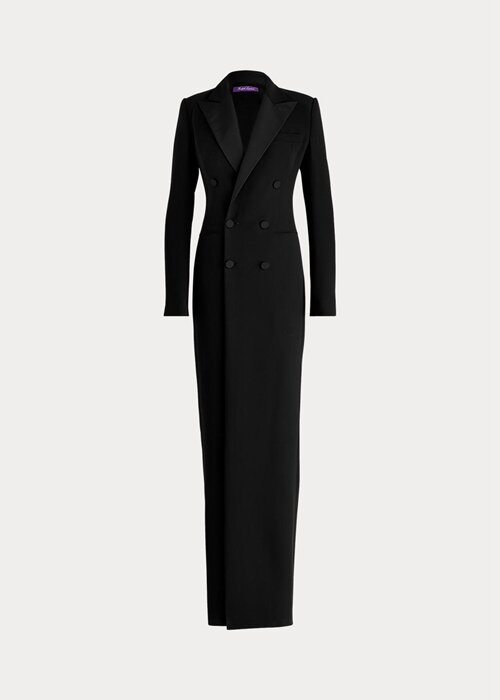 Black Women’s Ralph Lauren Kristian Silk Cady Dress Black Women’s Ralph Lauren Kristian Silk Cady Dress