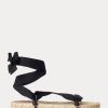 Black Women’s Ralph Lauren Lace-Ups Sandals