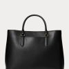Black Women’s Ralph Lauren Leather Large Marcy Satchel Bags