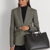 Black Women’s Ralph Lauren Leather Large Marcy Satchel Bags