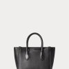 Black Women’s Ralph Lauren Leather Mini Sloane Satchel Bags Black Women’s Ralph Lauren Leather Mini Sloane Satchel Bags