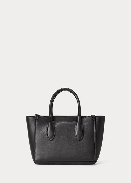 Black Women’s Ralph Lauren Leather Mini Sloane Satchel Bags Black Women’s Ralph Lauren Leather Mini Sloane Satchel Bags