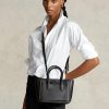 Black Women’s Ralph Lauren Leather Mini Sloane Satchel Bags Black Women’s Ralph Lauren Leather Mini Sloane Satchel Bags