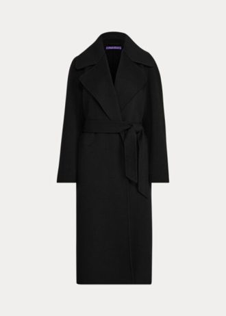 Black Women’s Ralph Lauren Leonarda Wrap Coats
