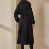 Black Women’s Ralph Lauren Leonarda Wrap Coats