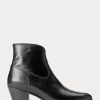 Black Women’s Ralph Lauren Lucille Leather Boots