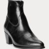 Black Women’s Ralph Lauren Lucille Leather Boots