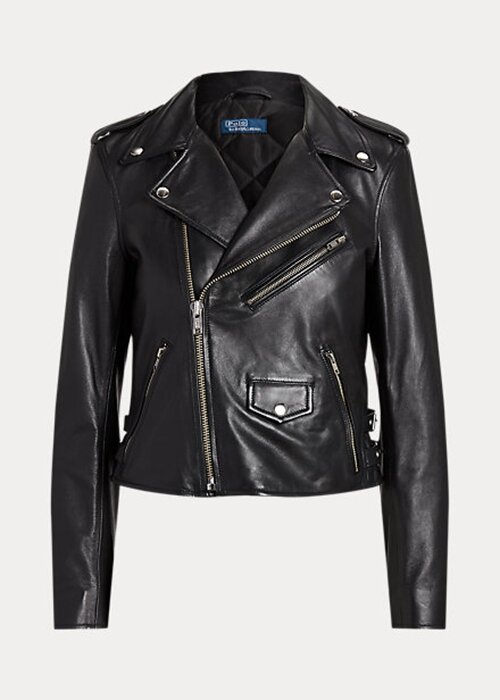 Black Women’s Ralph Lauren Made with full-grain, supple sheepskin, this luxurious iteration of Polo’s moto channels a downtown vibe and free-spirited style. Jackets Black Women’s Ralph Lauren Made with full-grain, supple sheepskin, this luxurious iteration of Polo’s moto channels a downtown vibe and free-spirited style. Jackets