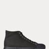 Black Women’s Ralph Lauren Mayport Canvas Sneakers Black Women’s Ralph Lauren Mayport Canvas Sneakers