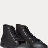 Black Women’s Ralph Lauren Mayport Canvas Sneakers Black Women’s Ralph Lauren Mayport Canvas Sneakers