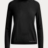 Black Women’s Ralph Lauren Merino Wool Crewneck Sweaters