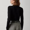 Black Women’s Ralph Lauren Merino Wool Crewneck Sweaters