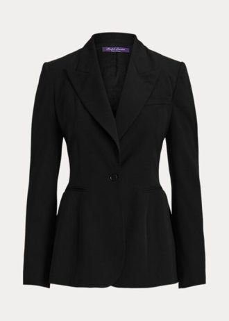 Black Women’s Ralph Lauren Meritta Wool Barathea Jackets