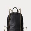 Black Women’s Ralph Lauren Nappa Leather Medium Izzie Backpacks