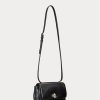 Black Women’s Ralph Lauren Nappa Leather Medium Shoulder Bags