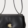 Black Women’s Ralph Lauren Nappa Leather Medium Shoulder Bags