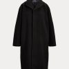 Black Women’s Ralph Lauren Oversize Herringbone Wool-Blend Coats