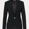 Black Women’s Ralph Lauren Parker Stretch Wool Jackets