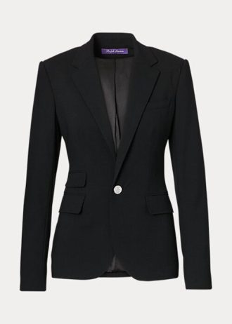 Black Women’s Ralph Lauren Parker Stretch Wool Jackets