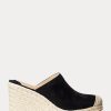 Black Women’s Ralph Lauren Pennie Suede Espadrille