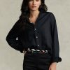 Black Women’s Ralph Lauren Relaxed Fit Linen Shirts Black Women’s Ralph Lauren Relaxed Fit Linen Shirts