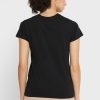 Black Women’s Ralph Lauren Round Neck Graphic Tops Black Women’s Ralph Lauren Round Neck Graphic Tops