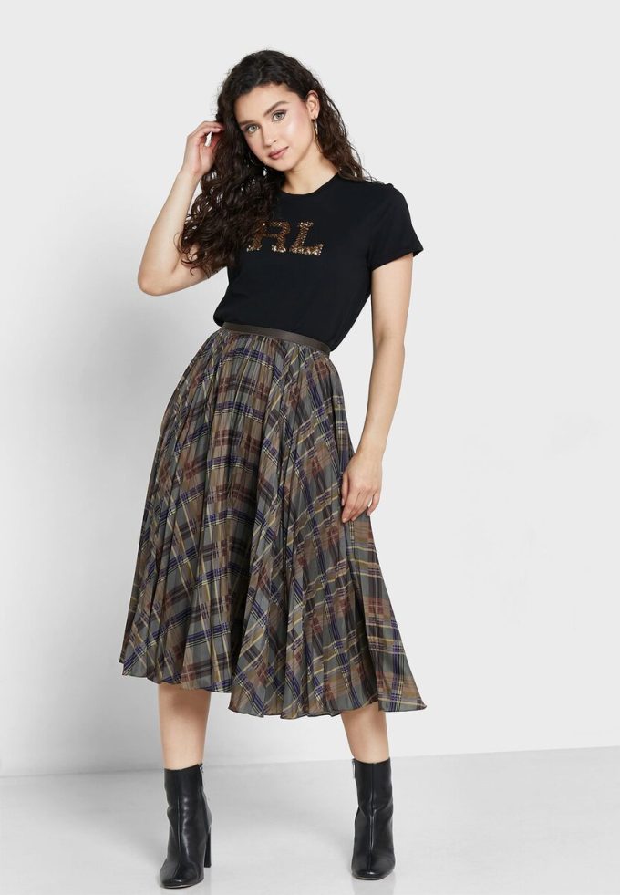 Black Women’s Ralph Lauren Round Neck Logo T Shirts Black Women’s Ralph Lauren Round Neck Logo T Shirts