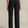 Black Women’s Ralph Lauren Straight-Leg Satin Pants Black Women’s Ralph Lauren Straight-Leg Satin Pants