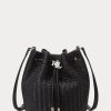 Black Women’s Ralph Lauren Woven Medium Andie Handbag
