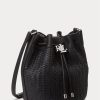 Black Women’s Ralph Lauren Woven Medium Andie Handbag
