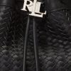 Black Women’s Ralph Lauren Woven Medium Andie Handbag