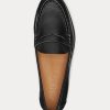 Black Women’s Ralph Lauren Wynnie Burnished Leather Loafers Black Women’s Ralph Lauren Wynnie Burnished Leather Loafers
