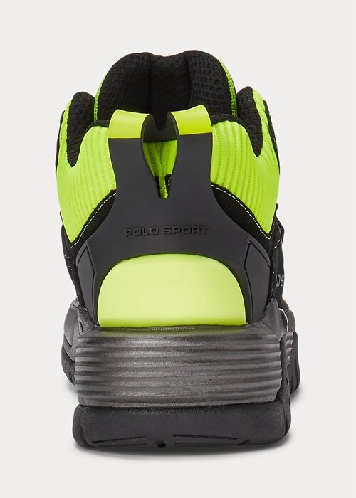 Black / Yellow Men’s Ralph Lauren PS100 High-Top Sneakers Black / Yellow Men’s Ralph Lauren PS100 High-Top Sneakers