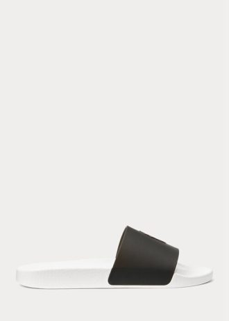 Black / Yellow Men’s Ralph Lauren Thermochromic Signature Pony Slippers