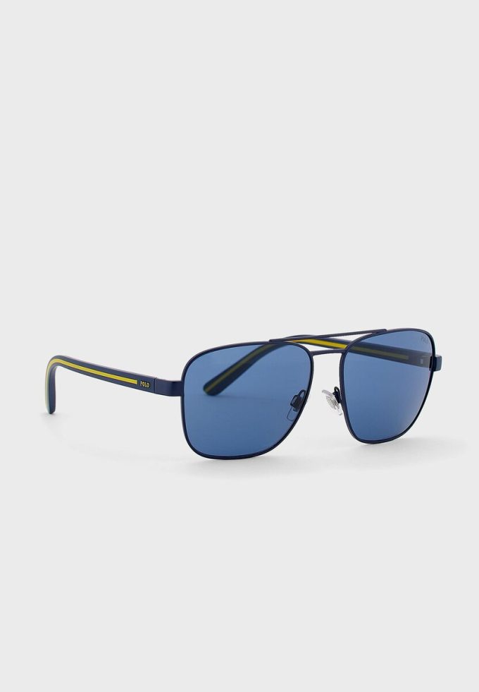 Blue Men’s Ralph Lauren 0Ph3138 Aviator Sunglasses