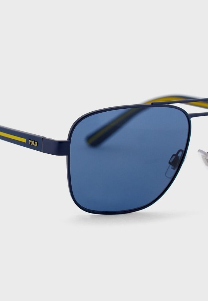 Blue Men’s Ralph Lauren 0Ph3138 Aviator Sunglasses