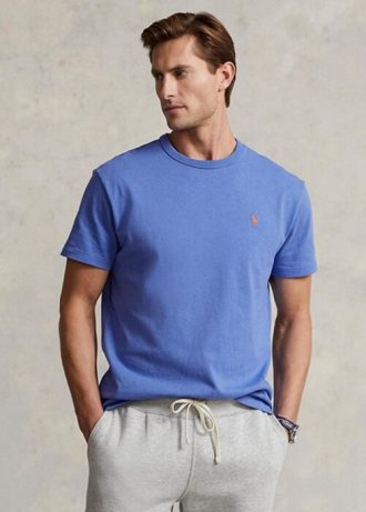 Blue Men’s Ralph Lauren Classic Fit Heavyweight Jersey  T Shirts