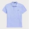Blue Men’s Ralph Lauren Custom Slim Fit Birdseye Polo Shirts