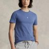 Blue Men’s Ralph Lauren Custom Slim Fit Crewneck  T Shirts