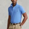 Blue Men’s Ralph Lauren Custom Slim Fit Mesh Polo Shirts Blue Men’s Ralph Lauren Custom Slim Fit Mesh Polo Shirts